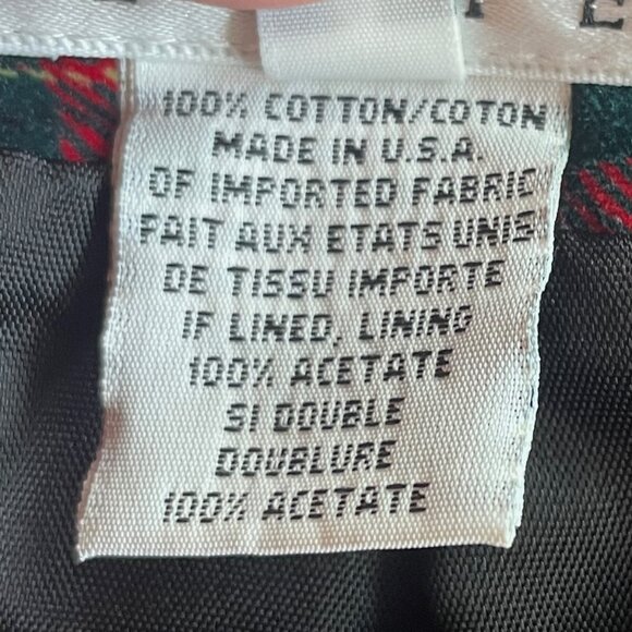 Talbots Plaid Mini Skirt‎ Size 4P - Picture 8 of 8